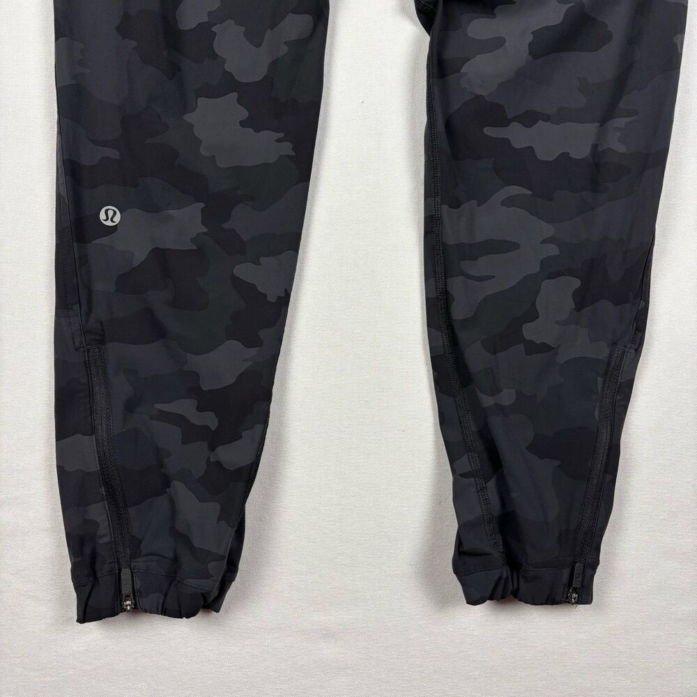 Lululemon Women's Sz 2 Adapted State High-Rise Jogger Camo Black Ankle Zip - Picture 8 of 13